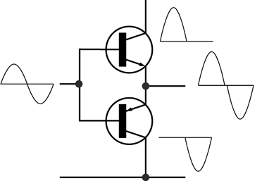 File:Electronic Amplifier Push-pull.png